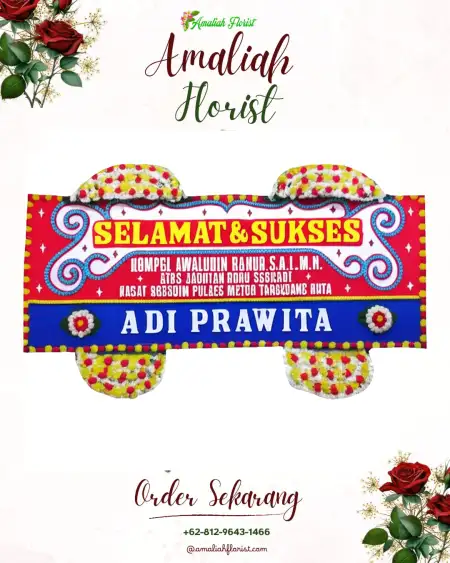Papan Bunga Ucapan Selamat Lebakbarang